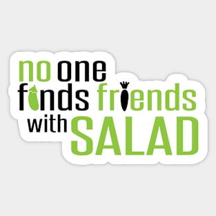 Friends with salad Sticker